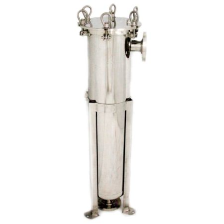 Picture for category EB Single Bag Filter Vessels | 304 & 316L Stainless Steel, Non ASME Code Design For Process Liquid Filtration