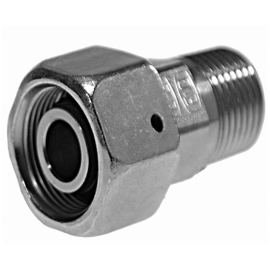 Picture of Ermeto DIN male stud high pressure hydraulic tube fittings - EGE06S1/4NPTCF