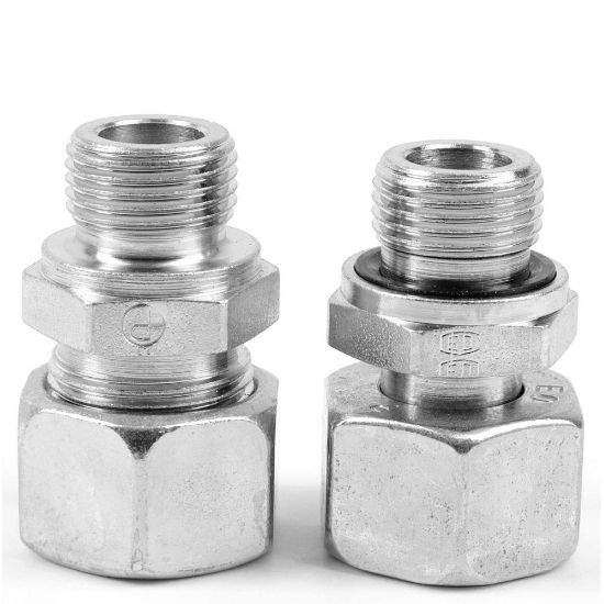 Picture of Ermeto DIN male stud high pressure hydraulic tube fittings - EGEO08LM14X1.5CF