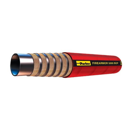 Picture of Fire Resistant Blow Out Preventer (BOP) Hoses – 5000 PSI – FA35 hose - FA35-10