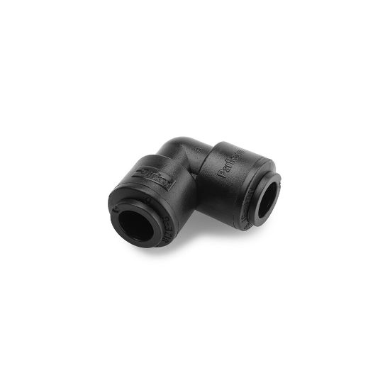 Picture of Push-to-Connect all plastic FDA compliant fitting, Parker TrueSeal - FB4EU4-HBLK