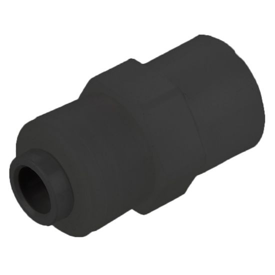 Picture of Push-to-Connect all plastic FDA compliant fitting, Parker TrueSeal - FB4FA7-HBLK