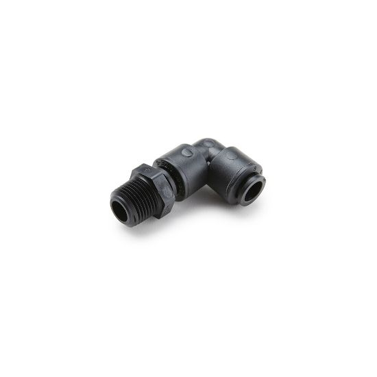 Picture of Push-to-Connect all plastic FDA compliant fitting, Parker TrueSeal - FB4MES2-HBLK