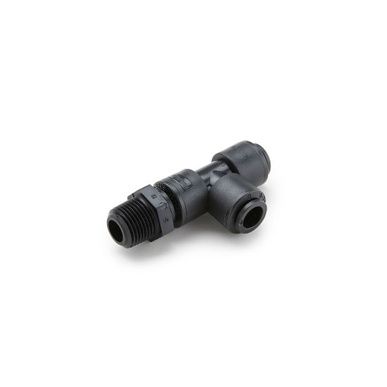 Picture of Push-to-Connect all plastic FDA compliant fitting, Parker TrueSeal - FB6MRS4-HBLK