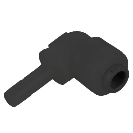 Picture of Push-to-Connect all plastic FDA compliant fitting, Parker TrueSeal - FB6TEU4-HBLK