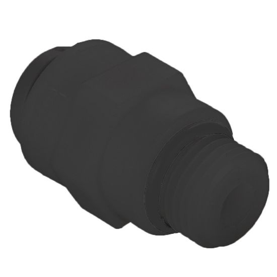 Picture of Push-to-Connect all plastic FDA compliant fitting, Parker TrueSeal - FB6ST9-HBLK