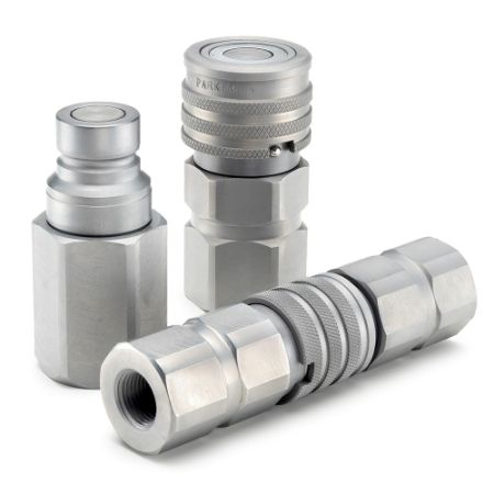 Picture for category Non-Spill, Flat Face, ISO 16028, HTMA, Hydraulic Quick Couplings - FEM and FEC Series