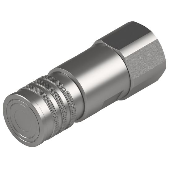 Picture of Hydraulic Flat-Face Quick Coupling - ISO 16028  - FEM/IF Series - FEC-1001-16FB