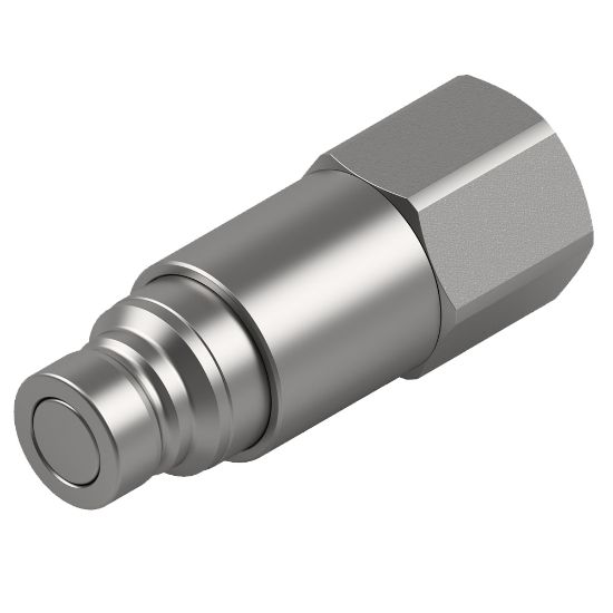 Picture of Hydraulic Flat-Face Quick Coupling - ISO 16028  - FEM/IF Series - FEC-1002-16FB