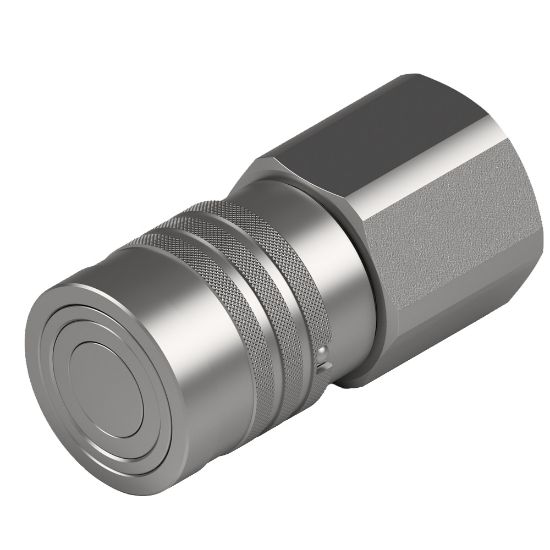 Picture of Hydraulic Flat-Face Quick Coupling - ISO 16028  - FEM/IF Series - FEM-371-8FB-E4