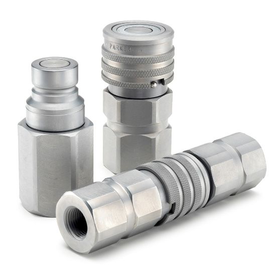 Picture of Non-Spill, Flat Face, ISO 16028 HTMA, Quick Couplings - FF and FC Series - FEM-371-8FB