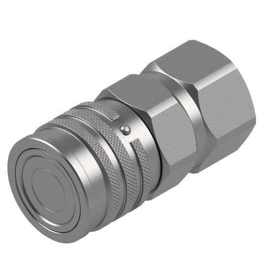 Picture of Hydraulic Flat-Face Quick Coupling - ISO 16028  - FEM/IF Series - FEM-501-8FB