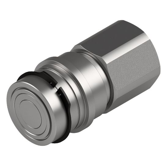 Picture of Hydraulic Flat-Face Quick Coupling - ISO 16028  - FEM/IF Series - FEMP-251-6FB