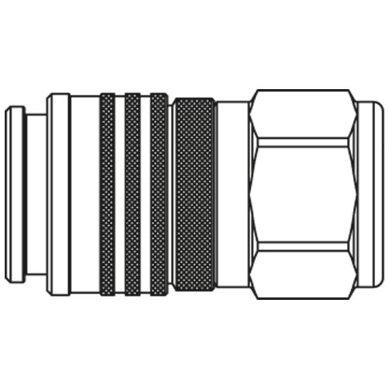 Picture of Hydraulic Flat-Face Quick Coupling -  Parker Profile - FF Series - FF10010 CV