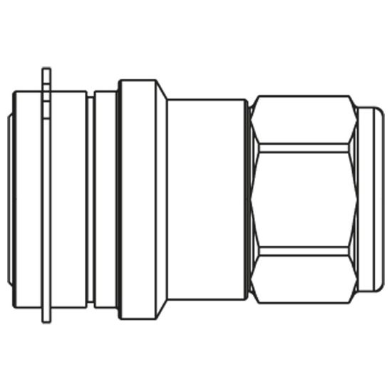 Picture of Hydraulic Flat-Face Quick Coupling -  Parker Profile - FF Series - FF5010 CE