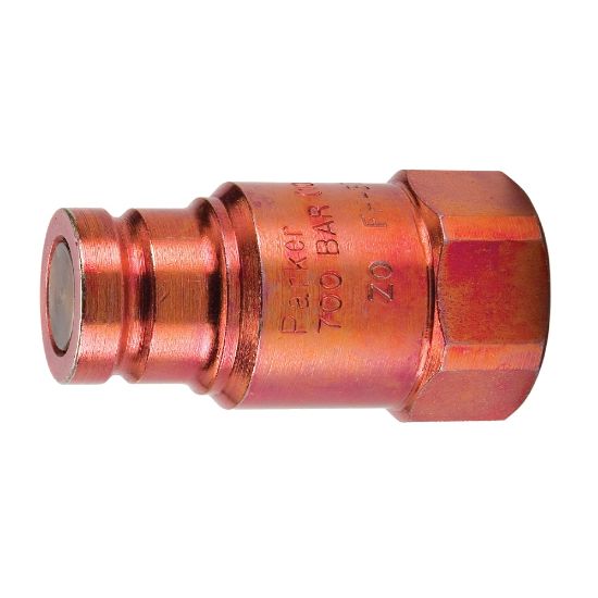 Picture of High Pressure, HTMA, Non-Spill, Flat Face Quick Couplings with Sleeve Lock - FH Series - FH-372-6FP