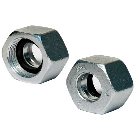 Picture of Ermeto DIN fitting components for high pressure hydraulic tube fittings - FM04LLSSA