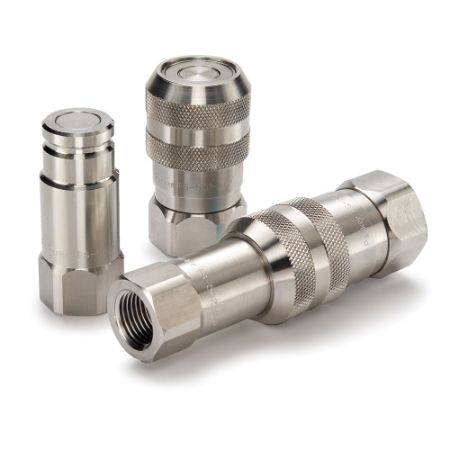 Picture for category Non-Spill, Flat Face, Chemical Compatible Quick Couplings - FS Series