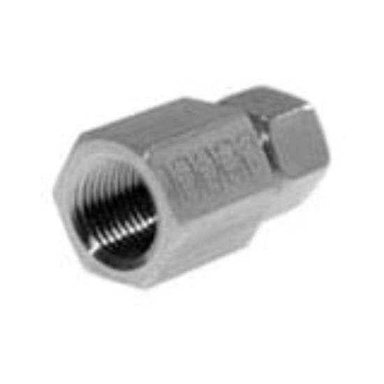 Picture of Ermeto DIN tube to female high pressure hydraulic tube fittings - GAI06L1/4NPT71X