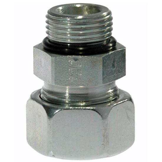 Picture of Ermeto DIN male stud high pressure hydraulic tube fittings - GE42L17/8UNOMDCF