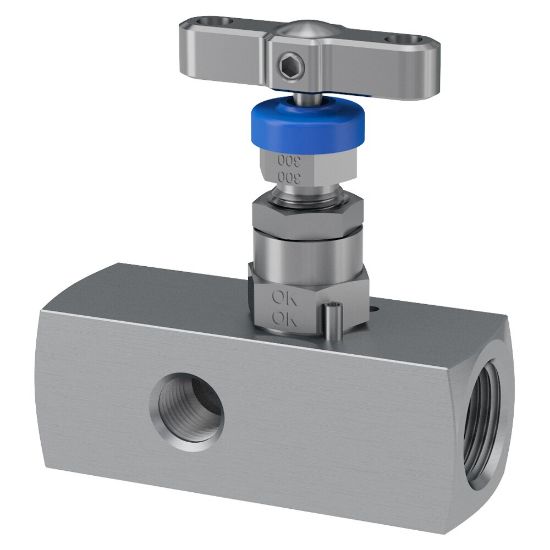 Picture of Gauge Valves with Single Vent Port, Needle Pattern – H Series - HNVV6MO8FFNC