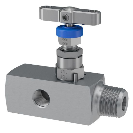 Picture of Gauge Valves with Single Vent Port, Needle Pattern – H Series - HNVV6MO8M8FHPNC