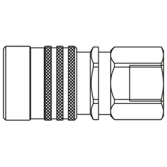 Picture of High Pressure Quick Coupling with Parker Profile, Series HP - HP1010 4171