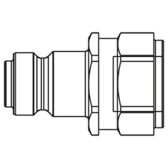 Picture of High Pressure Quick Coupling with Parker Profile, Series HP - HP1020 517