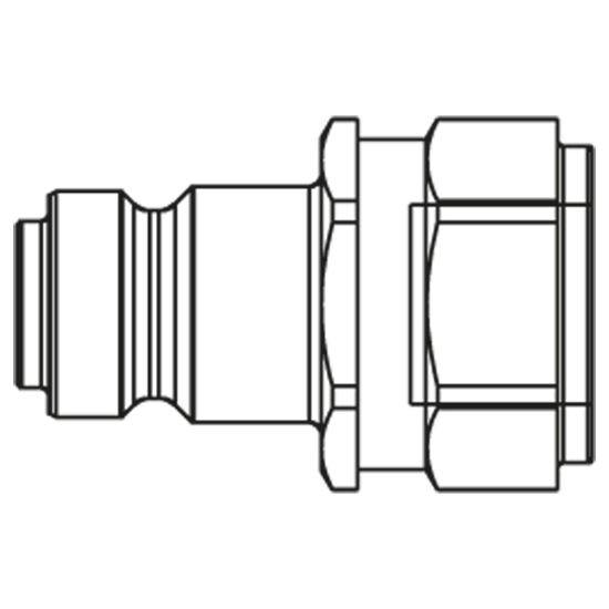 Picture of High Pressure Quick Coupling with Parker Profile, Series HP - HP1520 513