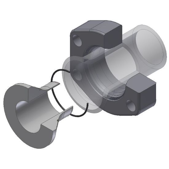 Picture of HPF - High Performance Non-Weld Flange System - HPF324-50X6.0-FCF