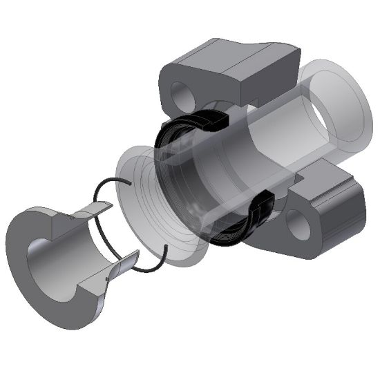 Picture of HPF - High Performance Non-Weld Flange System - HPF616-30X5.0-FCF