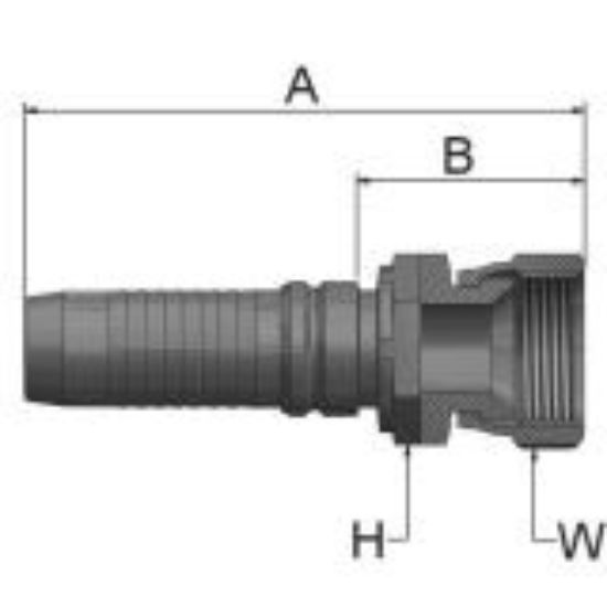 Picture of High Pressure ParLock Skive Fittings - V4 - V5 - V6 Series - K06V4-16-12