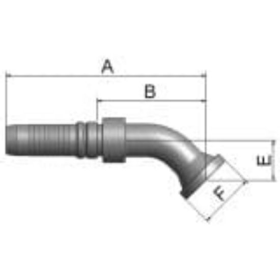 Picture of High Pressure ParLock Skive Fittings - V4 - V5 - V6 Series - K4FV4-24-20