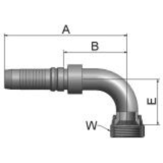 Picture of High Pressure ParLock Skive Fittings - V4 - V5 - V6 Series - K39V4-16-16