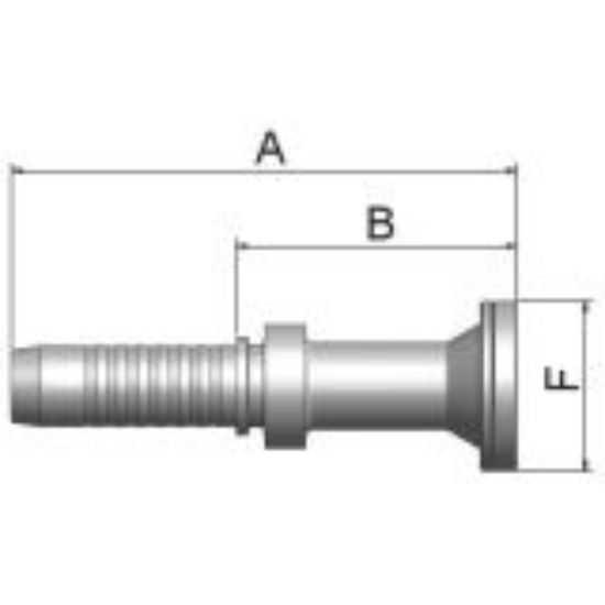 Picture of High Pressure ParLock Skive Fittings - VS Series - K6AVS-12-8