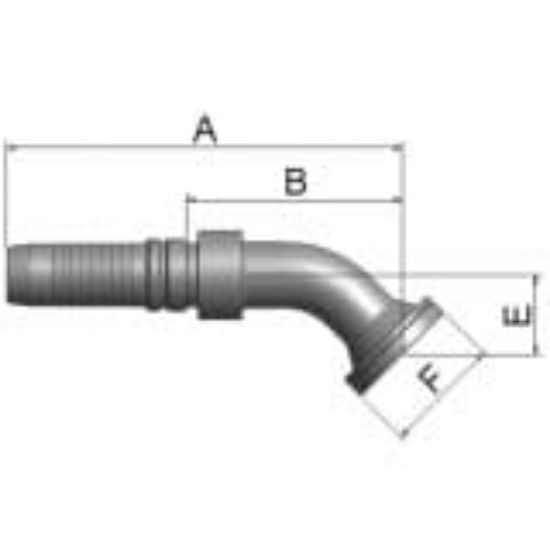 Picture of High Pressure ParLock Skive Fittings - V4 - V5 - V6 Series - K6FV6-24-24