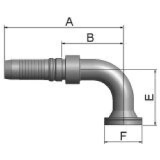 Picture of High Pressure ParLock Skive Fittings - V4 - V5 - V6 Series - K6NV4-20-16