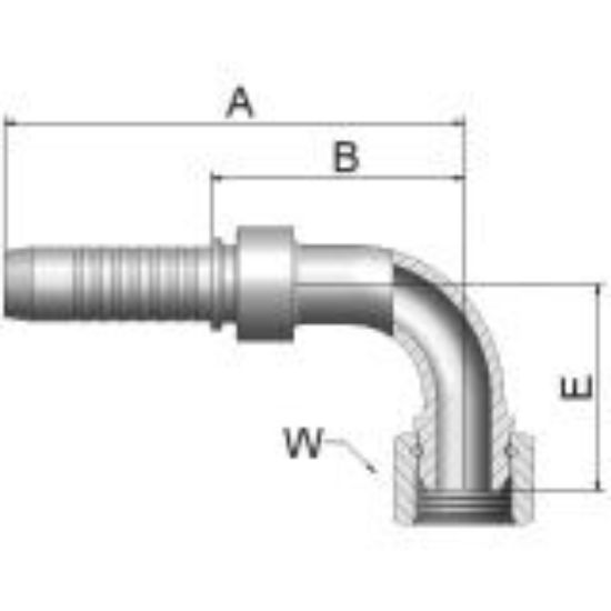 Picture of High Pressure ParLock Skive Fittings - VS Series - KB2VS-8-8