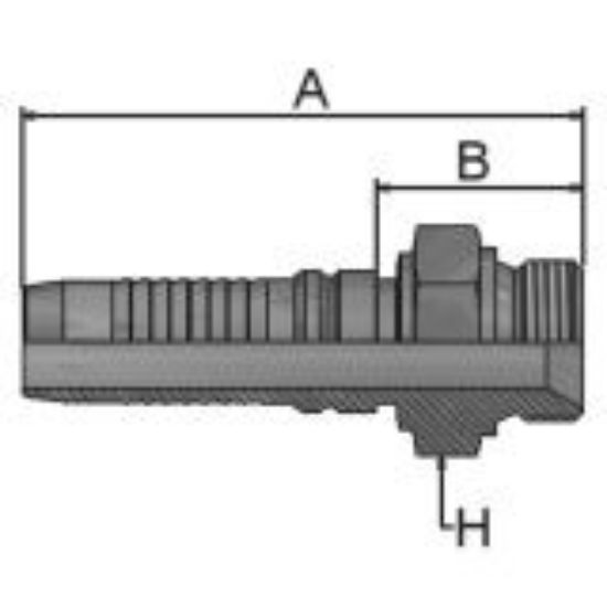 Picture of High Pressure ParLock Skive Fittings - V4 - V5 - V6 Series - KD9V4-16-16