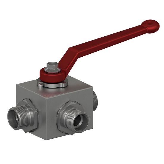 Picture of Parker 3-way ball valves - KH3/2-08LCFX