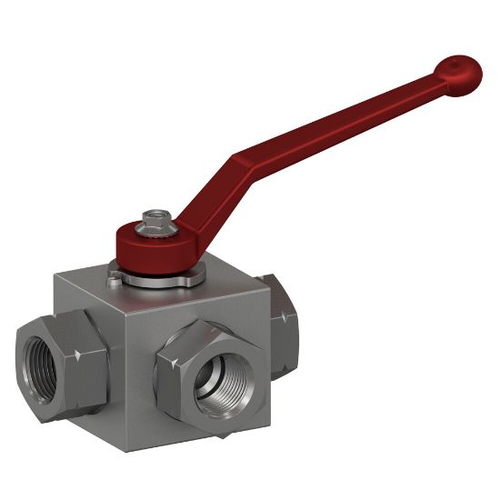 Picture of Parker 3-way ball valves - KH3/2-1/2NPTCFX