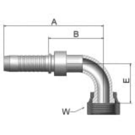 Picture of High Pressure ParLock Skive Fittings - VS Series - KJ9VS-8-8