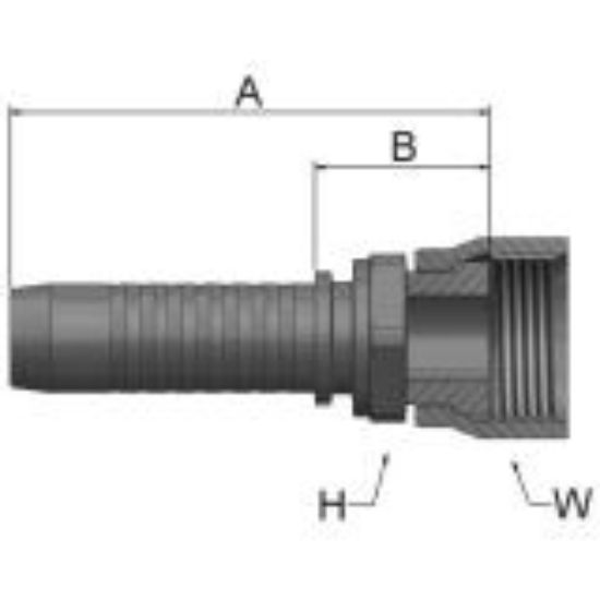 Picture of High Pressure ParLock Skive Fittings - VS Series - KJCVS-10-8