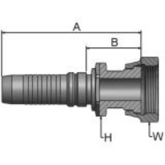 Picture of High Pressure ParLock Skive Fittings - V4 - V5 - V6 Series - KJSV4-20-20