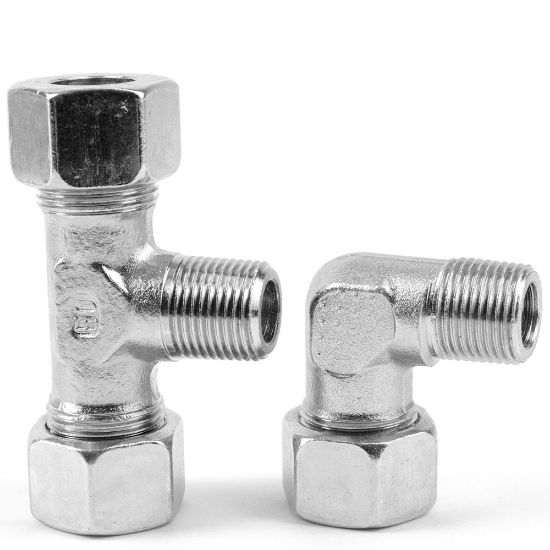 Picture of Ermeto DIN Non Adjustable high pressure tube fittings - TE08LRMS