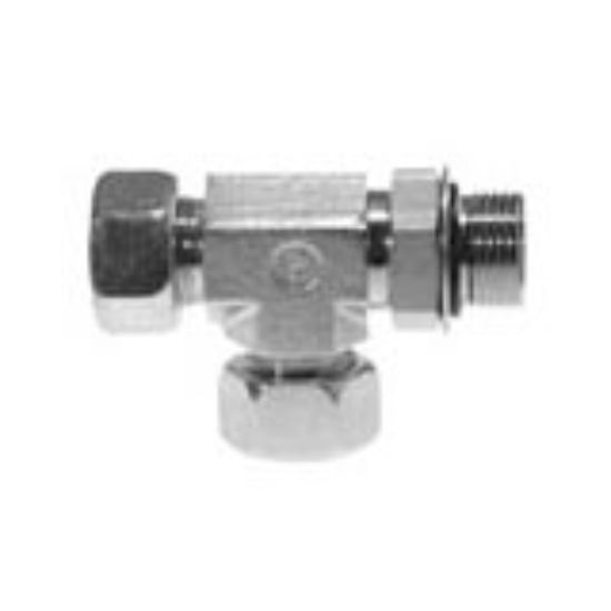 Picture of Ermeto DIN Locknut adjustable high pressure tube fittings - LEE08L7/16UNFCF