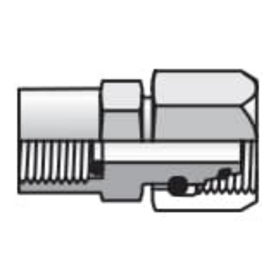 Picture of In-Line Diagnostic Fittings and Adapters - MAVE08SRCF