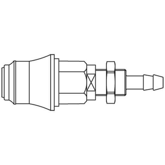 Picture of Quick Coupling for Medical Technology, Series MD - MD-M51-HM6HB