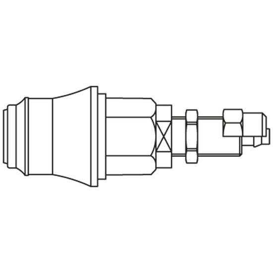 Picture of Quick Coupling for Medical Technology, Series MD - MD-M51-HM6CSP