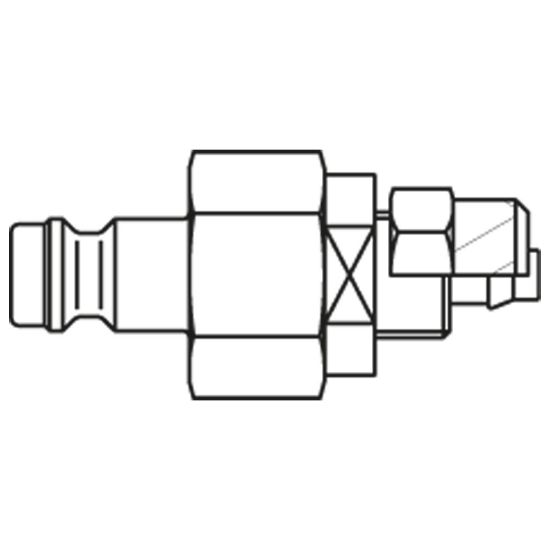 Picture of Quick Coupling for Medical Technology, Series MD - MD-M52-M8CSP